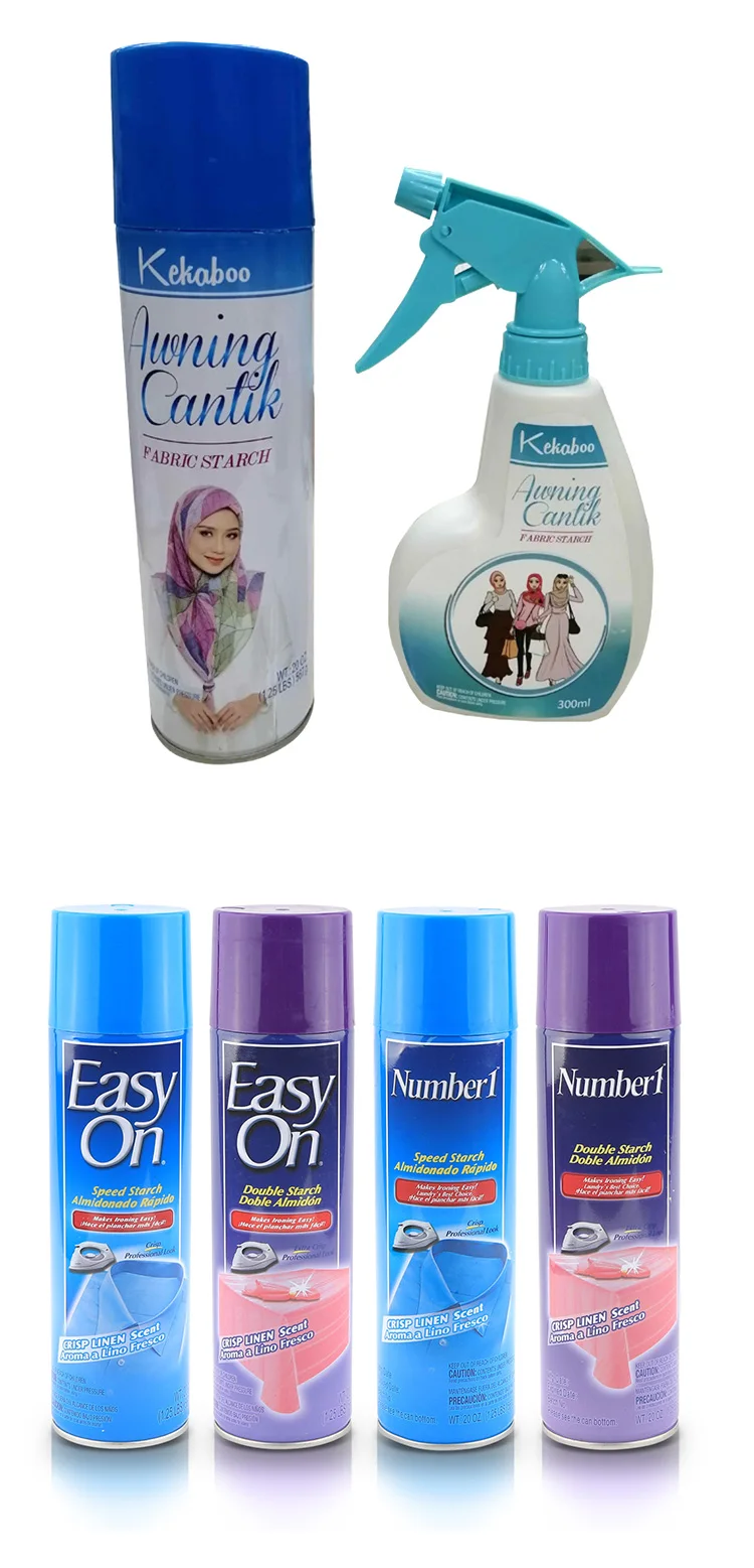 powerful speed starch spray for laundry use