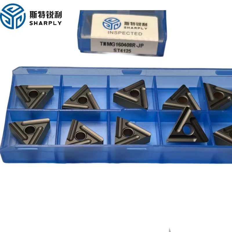 ZZST Tungsten carbide inserts TNMG160408R cnc carbide indexable inserts CNC cutting tool turning inserts TNMG