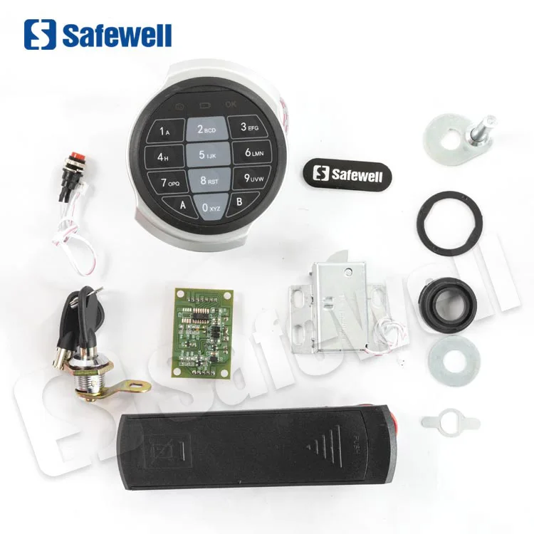 Safewell E1900E Hot Sell Alarm Touch Screen Electronic Safe Door Lock With Led Display