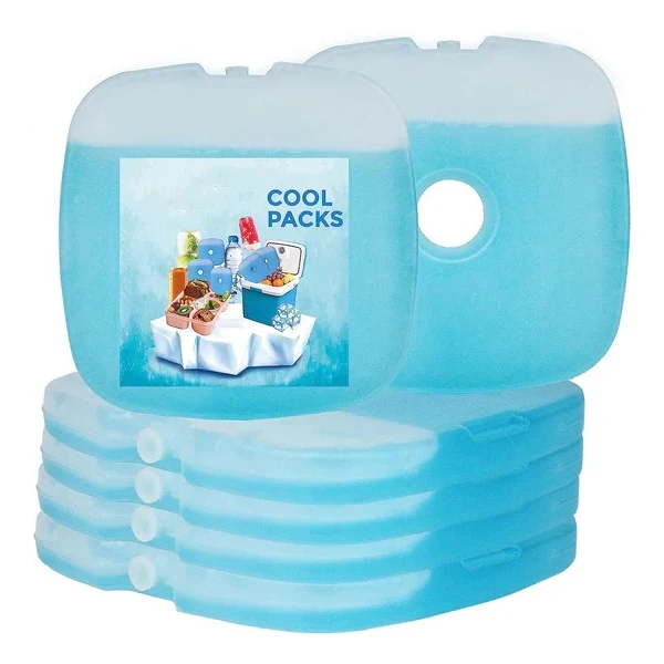 Long-Lasting Reusable Family Pack for Refrigerator Cooler Bag Lunch Box and Bag to Keep Drinks Food Box Cool Reusable Ice Blocks