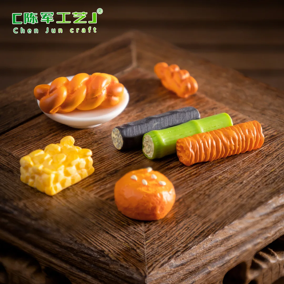 Chunjun пейзажная еда игра Yiwu фирменный коричневый сахар твист diy клей Украшение слепая сумка аксессуары smal