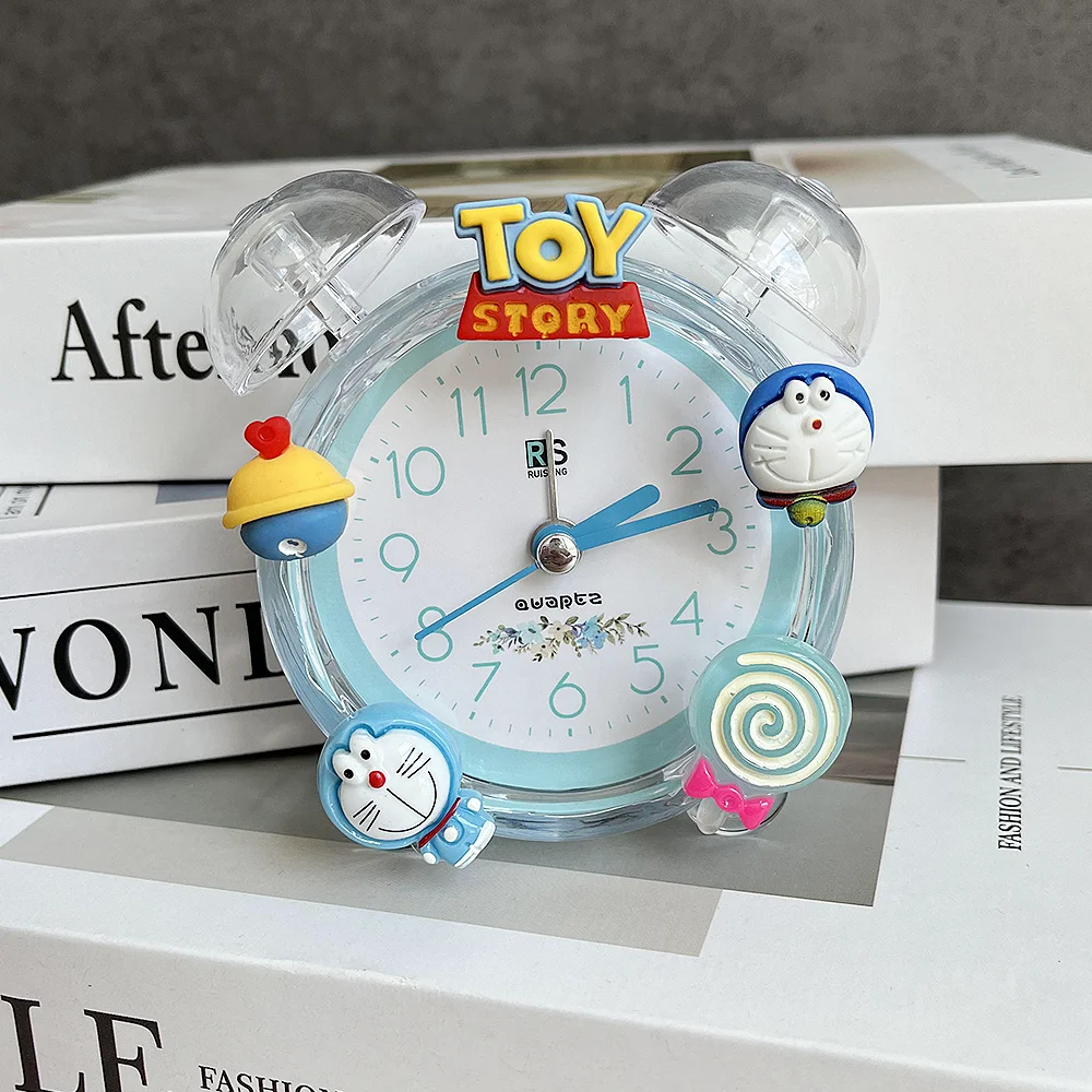 Пользовательские мультфильм офисные милые животные Дети Домашний Будильник Кварцевые часы