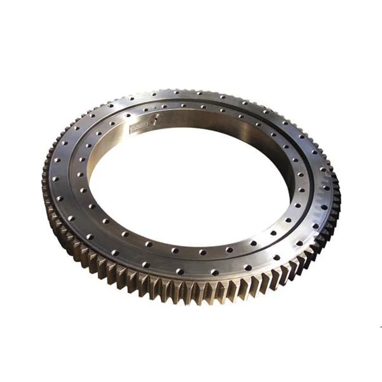 010.25.710 Single row four point contact ball slewing bearing with non gear
