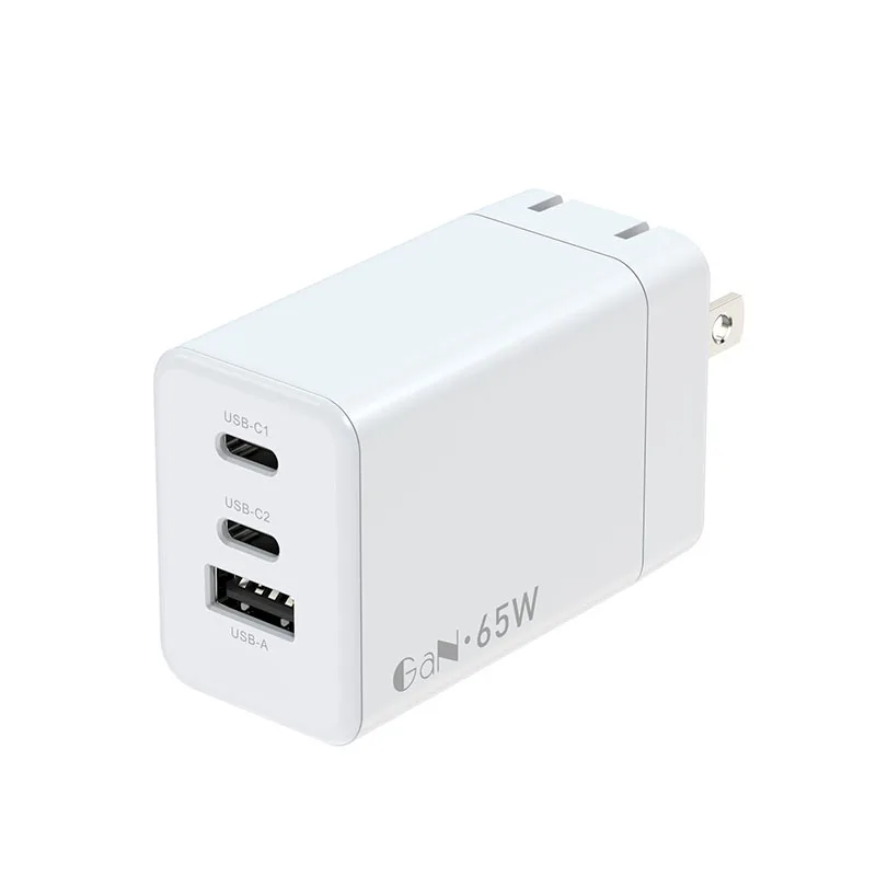 2023 Wholesale Super Fasrt  Charging 65w Gan Usb Type C Wall Charger Direct Plug For Iphone Macbook Laptop