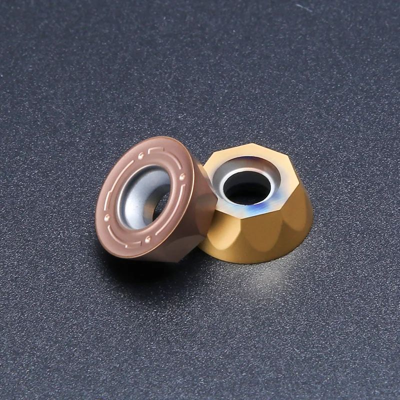 HUHAO CNC lathe machine rpmt turning cutter round type Turning blade RPMT Carbide Insert coated steel grooving inserts
