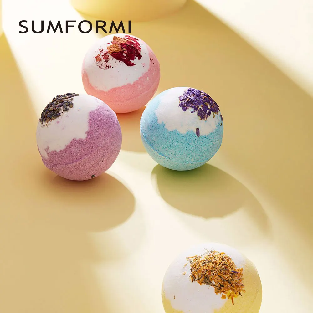 Amazon Hot Sale  Custom Packing Private Label  Scented Bubble vegan bath bomb fizzies