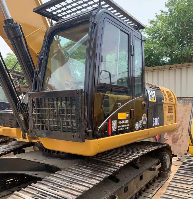 Used 30 ton 35 ton big excavator machinery  CAT330D CAT330C CAT330B heavy duty digging excavator in Shanghai