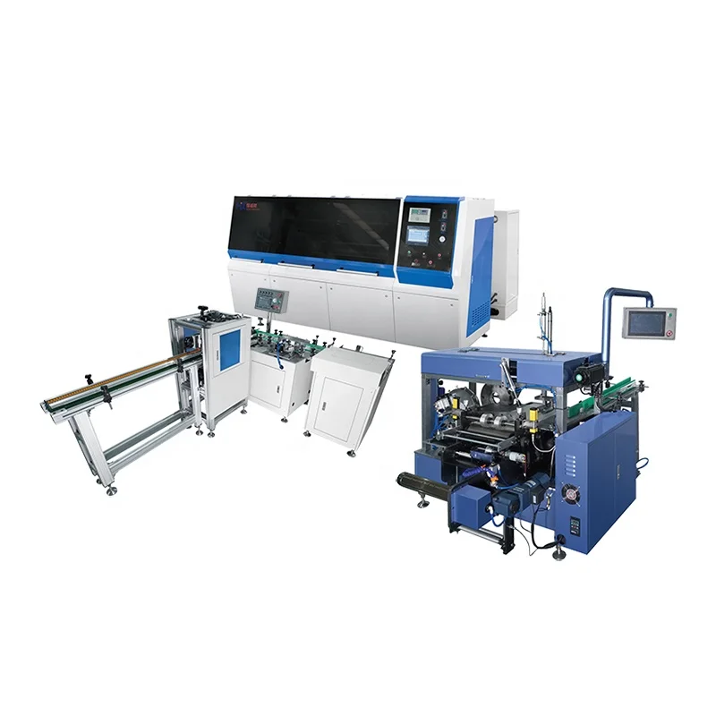 Automatic thermal paper jumbo slitter tin foil packaging machine thermal paper rewinding packaging machine
