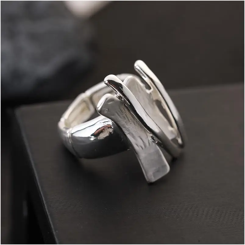 anillo inteligente Rings anillos de plata Crown Girls Non Tarnish 14K Cat Anxiety Tungsten Tokyo Revengers Ring