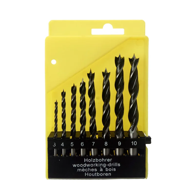 8 pcs wood working brad point drill bit hole drill bit for wood