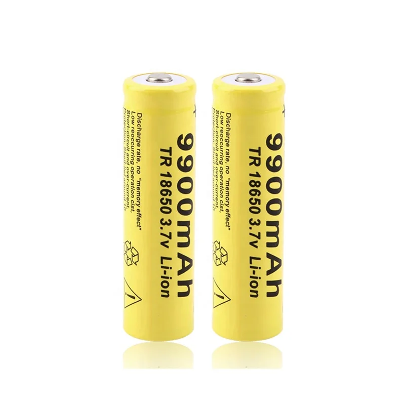18650 Battery 9900mAh 3.7V 18650 Li-ion batteries Rechargeable Battery For Flashlight Torch