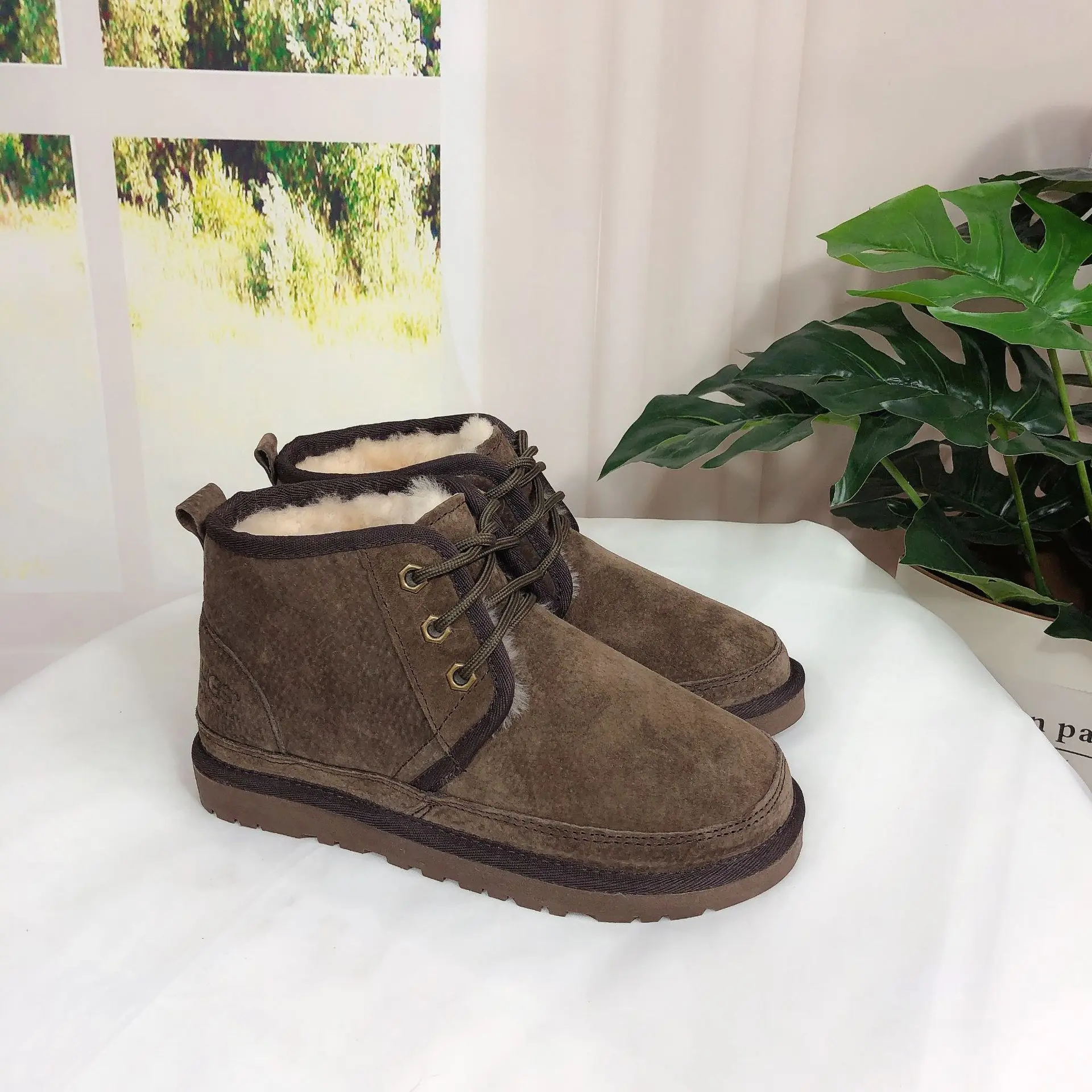 Мужские зимние ботинки до щиколотки