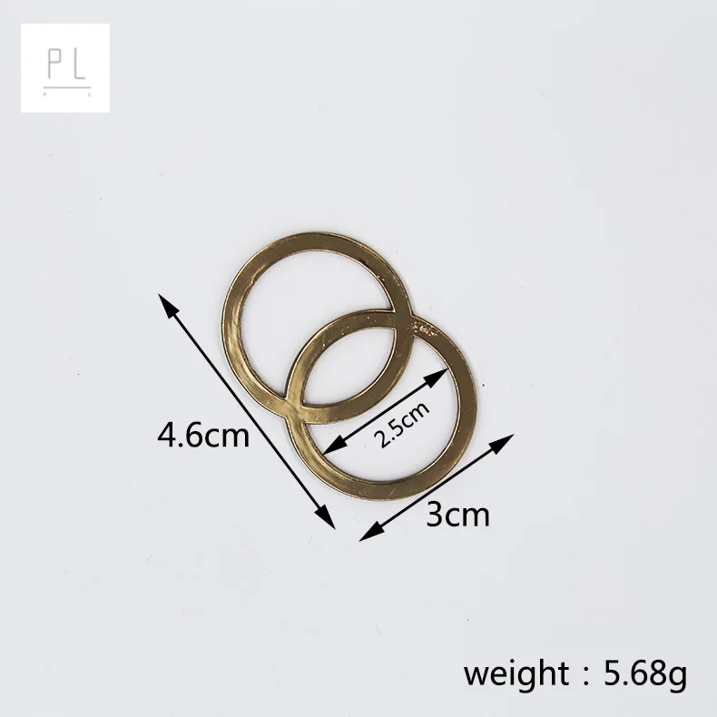 Custom Logo Antique Private Labelled Round metal Belt Buckle 30mm