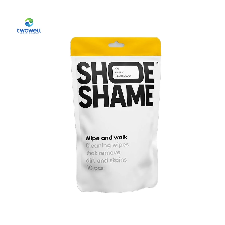 New design 10 pieces per pack travel size cleaning shoe wipes shoes care sneaker clean wipes
