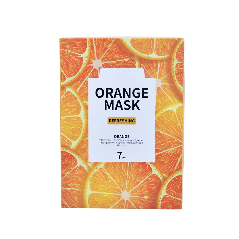 
private label organic skin care custom face ma-sk sheet fruit ma-sks repair moisturize gentle emollient facial ma-sk 