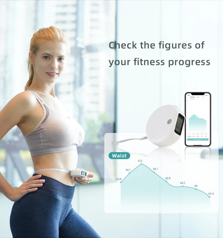  Welland измерительная лента для измерения окружности тела с Выдвижной гладкой высококачественной измерительной