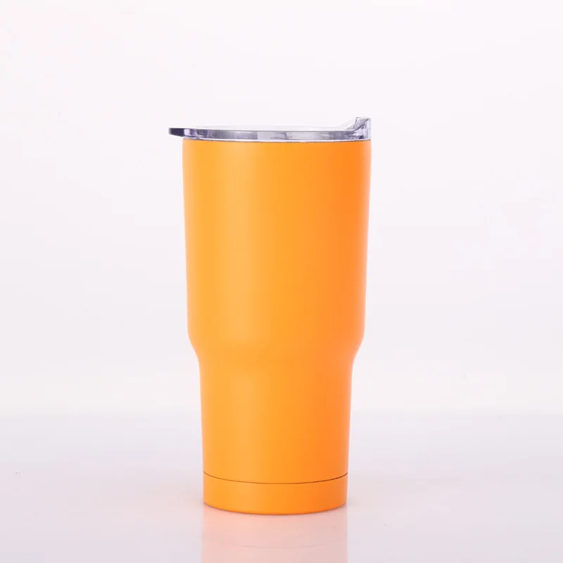 20oz plastic spray beer mug stainless steel car coffee vacuum thermos bottle