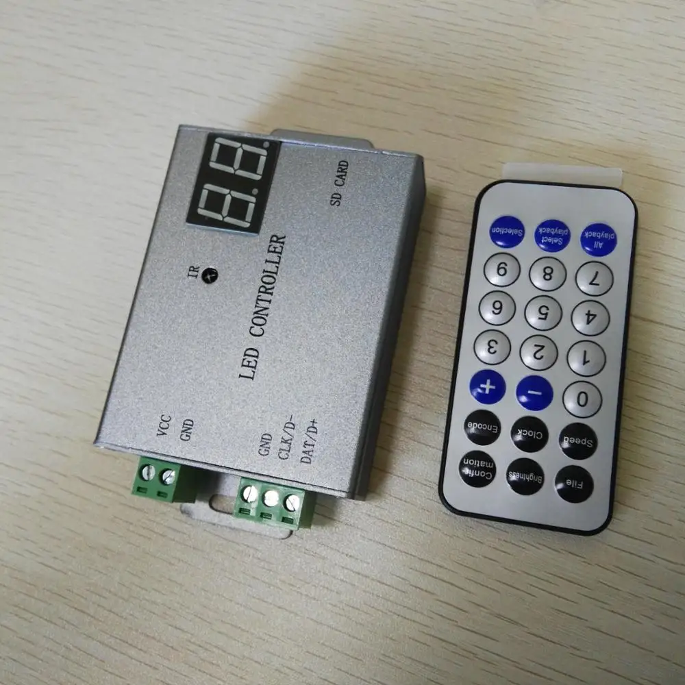 digital led controller wireless with IR remote control panel