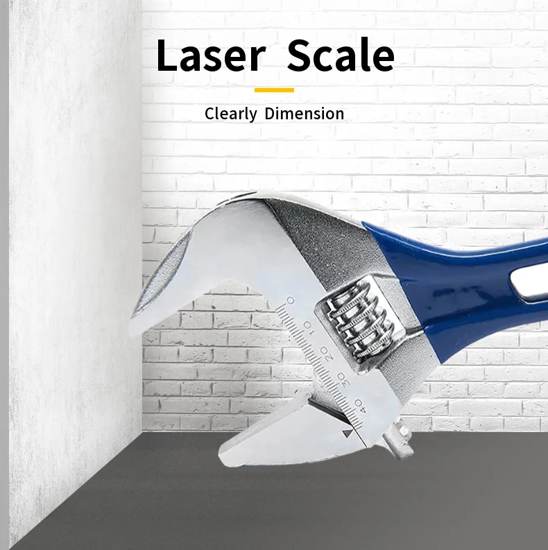 Heavy Duty Multifunction Spanner Wrenches Adjustable Spanner Wrench Tool With Large Jaw For Repairing