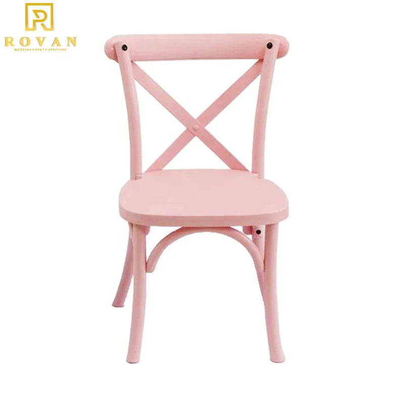 Детское кресло белого цвета с перекрестной спинкой, полипропиленовый материал, X спинка для детей, парикмахерское кресло