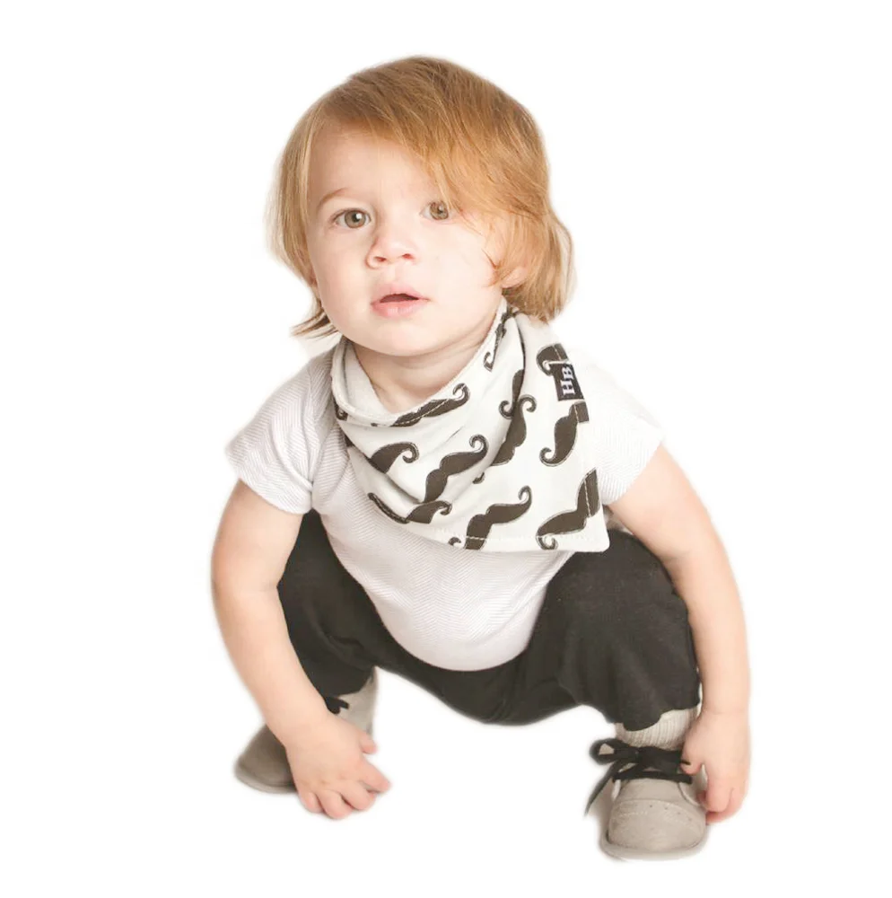 Hudson Baby Bibs Set 4PK- Baby Feeding Bandana Bib Cotton NO.50941