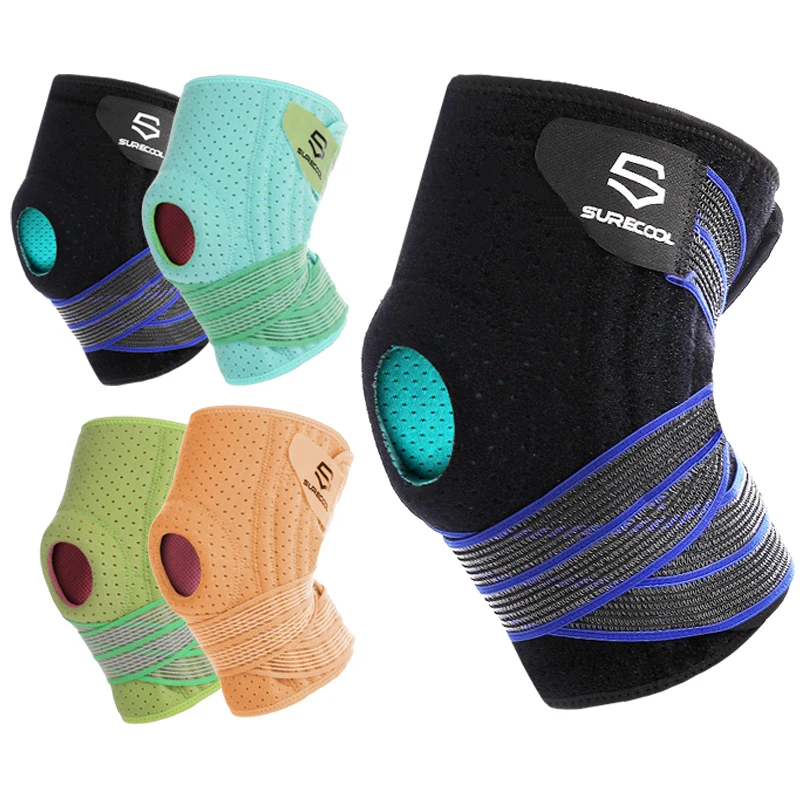 Comfortable Knee Brace With Adjustable Straps Sports Knee Brace Stabilizers for Meniscus Knee Pain