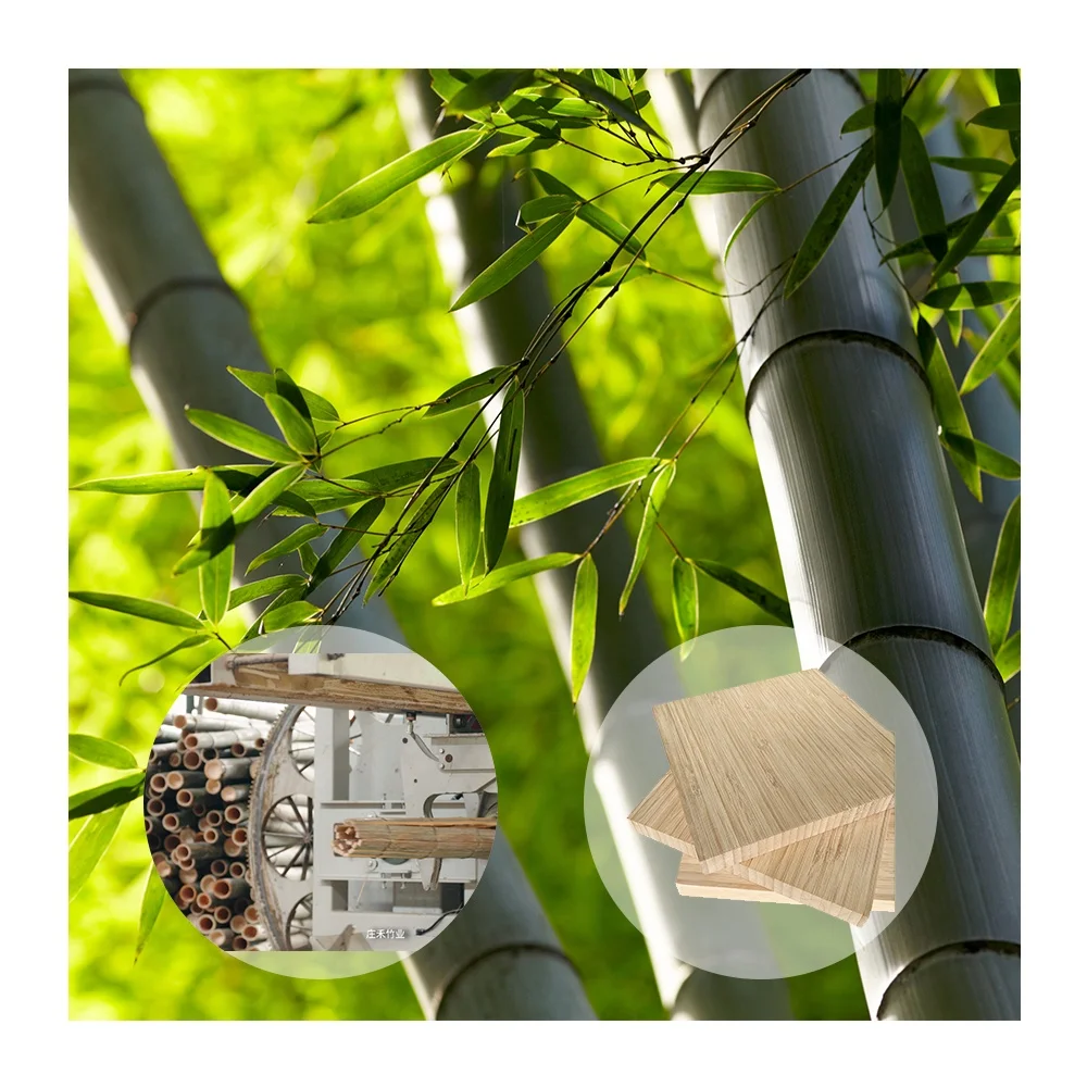 Eco-friendly multiply laminate bamboo panel 2440*1220*25mm sheet solid moso bamboo wood board