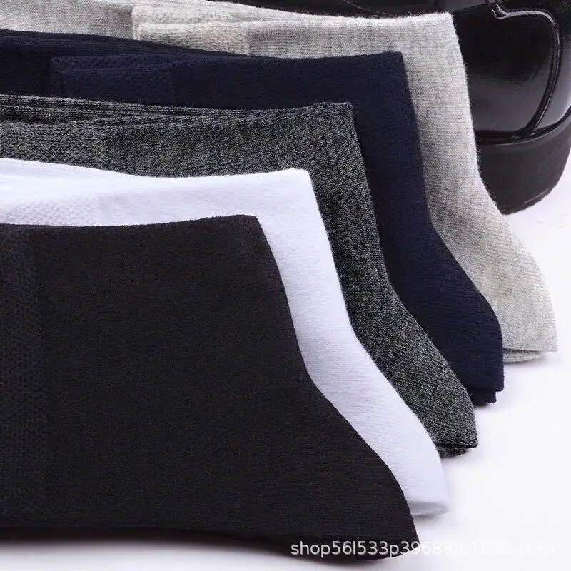 Business Ankle Socks Work Sport White Crew  Wool sublimation thick men crew cotton work socks