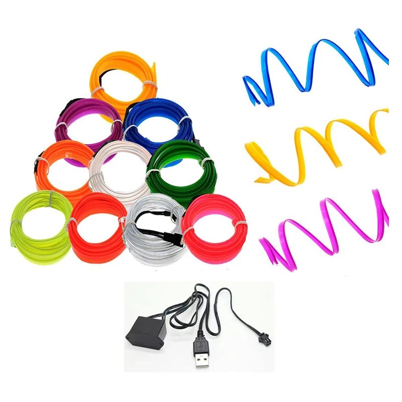 Ambient Car Lights Rgb Led Strip Light Underbody Kit Multi Colored Remote Control Car Underglow Lights