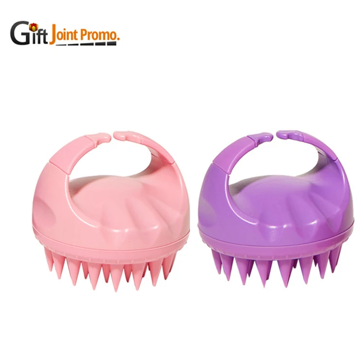 
 Рекламный шампунь Массажная щетка Массажер кожи головы Шампунь Щетка Мягкий силикон  