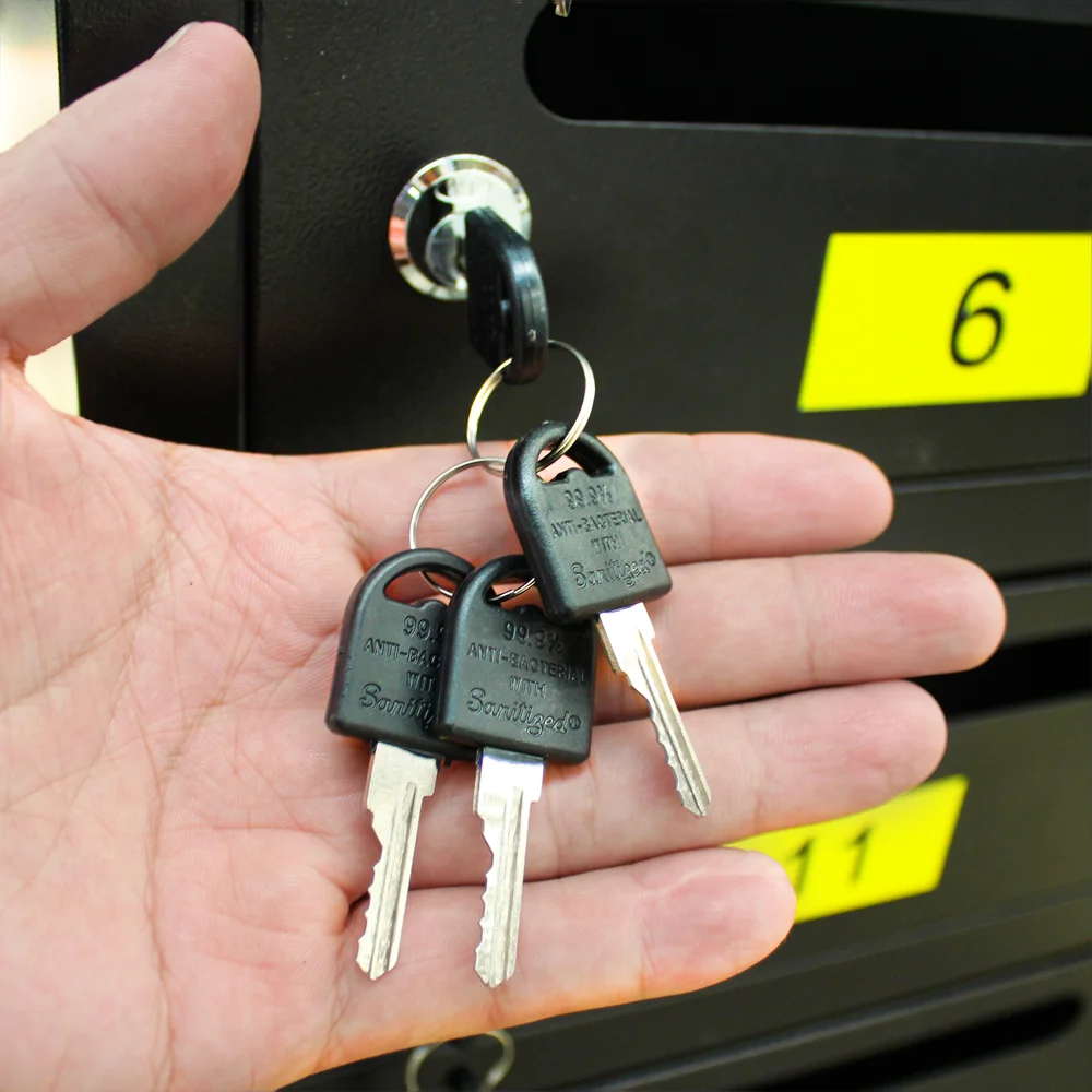 50 Doors Private Home Outdoor Package Stainless Steel Large Parcel Delivery Drop Post Mail Letter Box