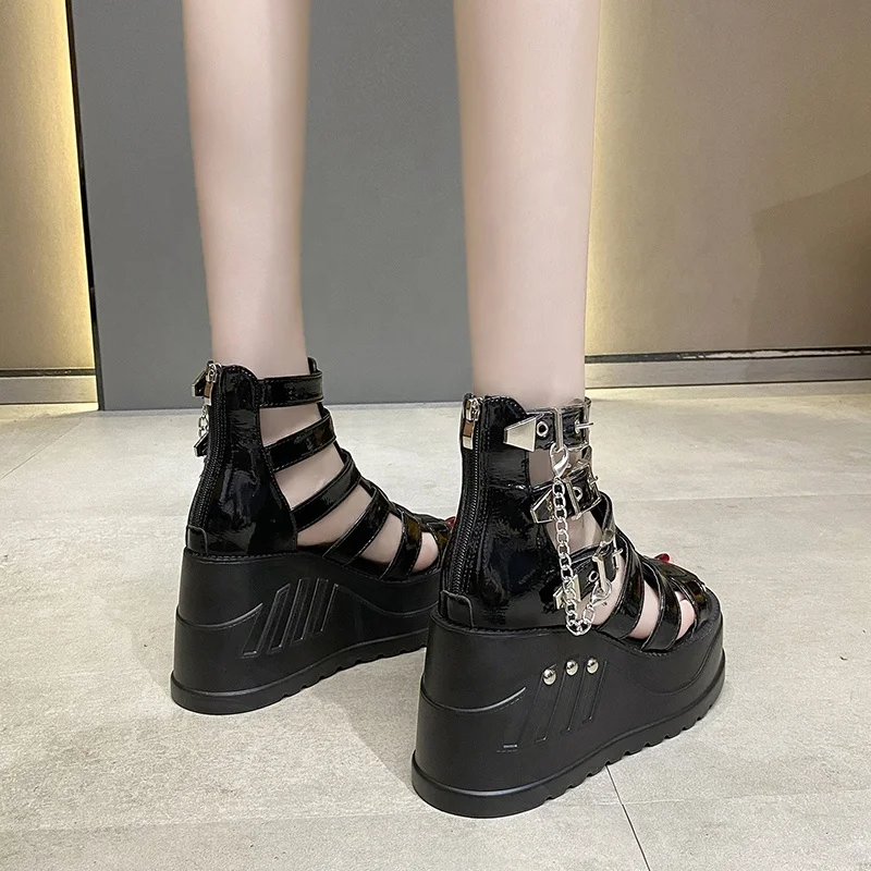 Sport Platform Sandals Summer New Cross-border European And American Large Size Sports Wind Sandals