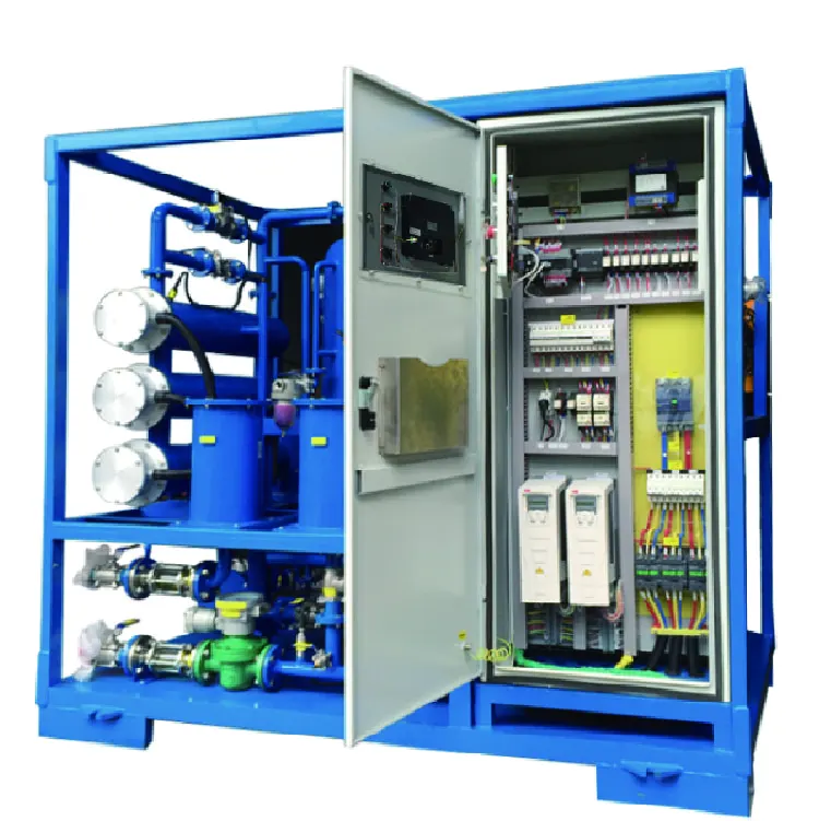 efficiency transformer cooling coolant oil filter machine double stage vacuum transformer oil dehydration degassing purifier