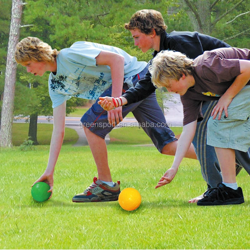 dia 70mm bowling bocce ball set lawn bowls ball kids bowling
