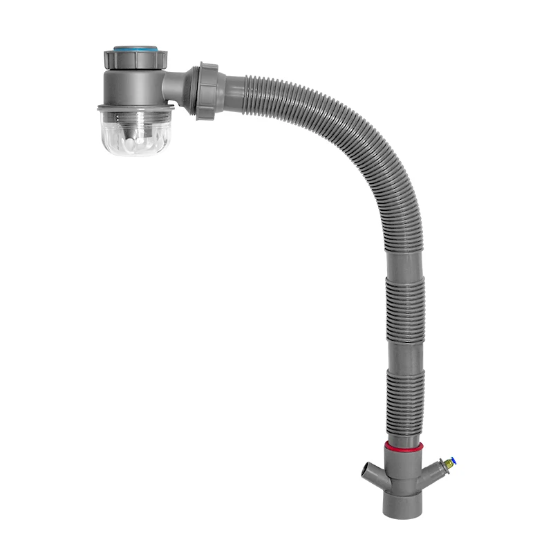 Новая горячая Распродажа дренажные трубы для кухни одна чаша канализационная труба гибкий шланг с расширяемой трубчатой дренажной трубкой дренажная