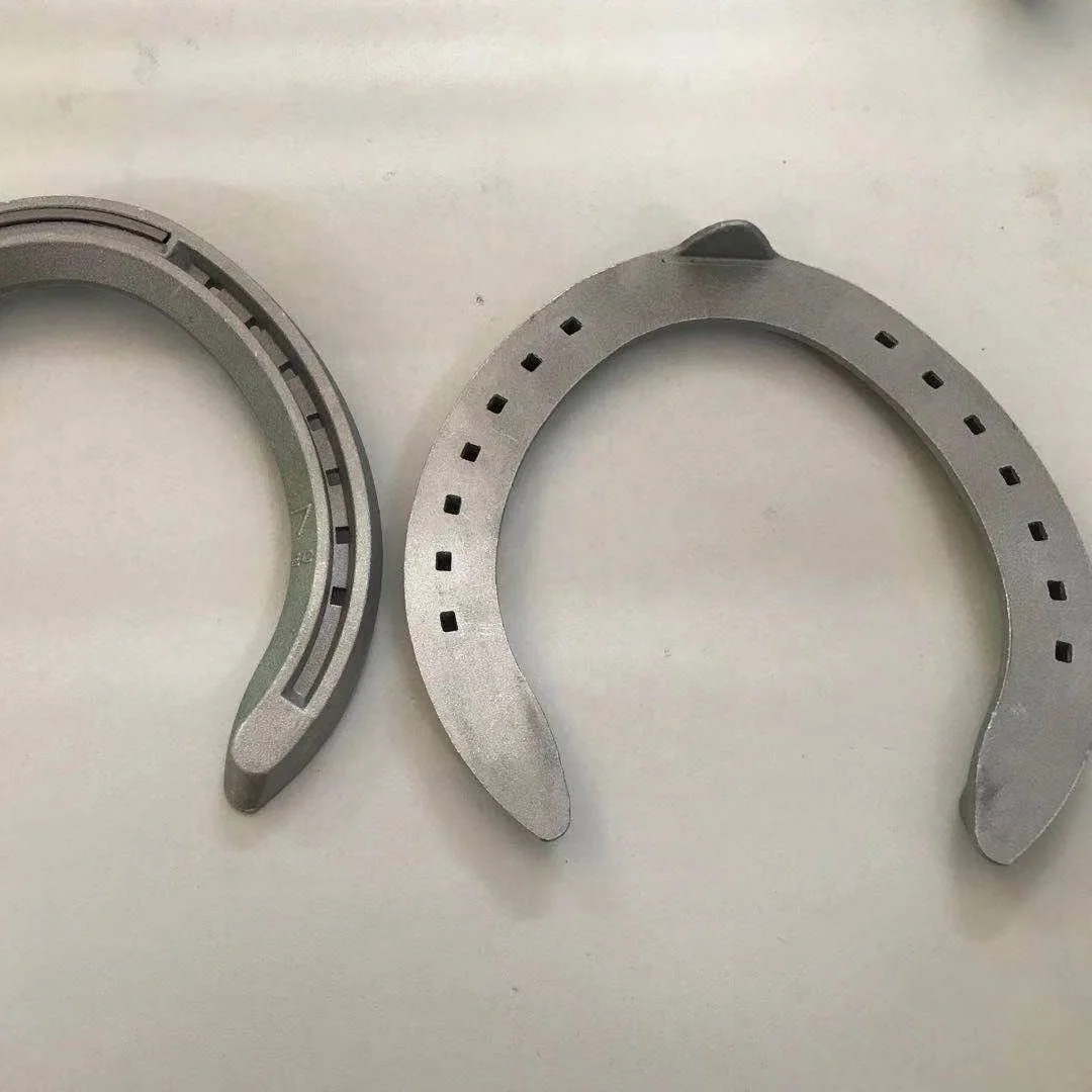 Wholesale  aluminum alloy horse shoes /steel horseshoes for horse racing in stock