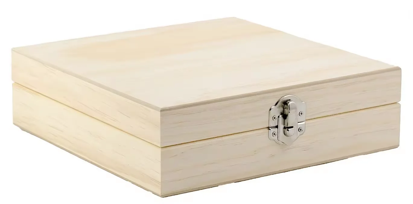 Custom Unfinished Pine Wood Wooden Perfume Bottle Package Container Wooden Essential Oil Roller Box