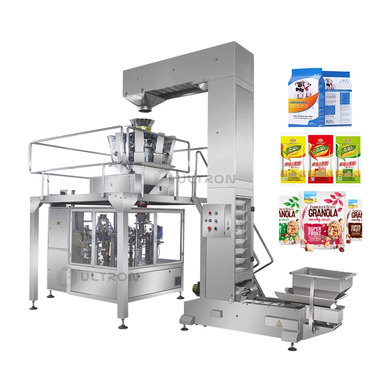 soil packing machine combination scale packing machine weighing filling packing machine