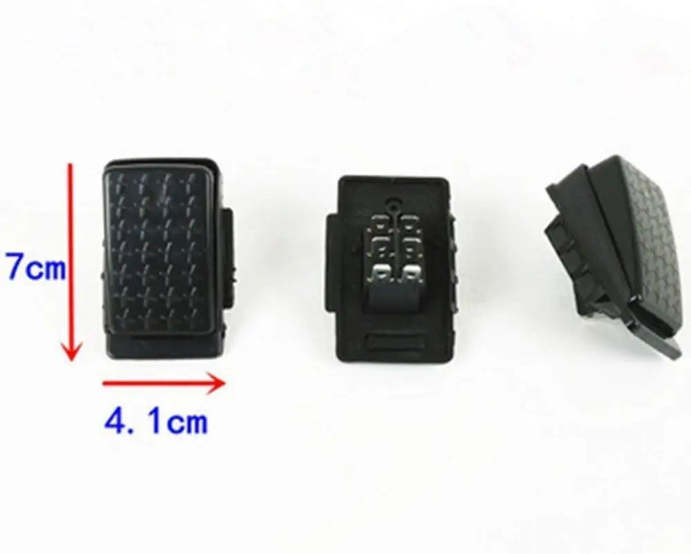 6volt 12volt Accelerator Foot Pedal Reset-Control Switch ,for Kids Ride On cars,Electric car Black 6-pin Socket Replacement Part