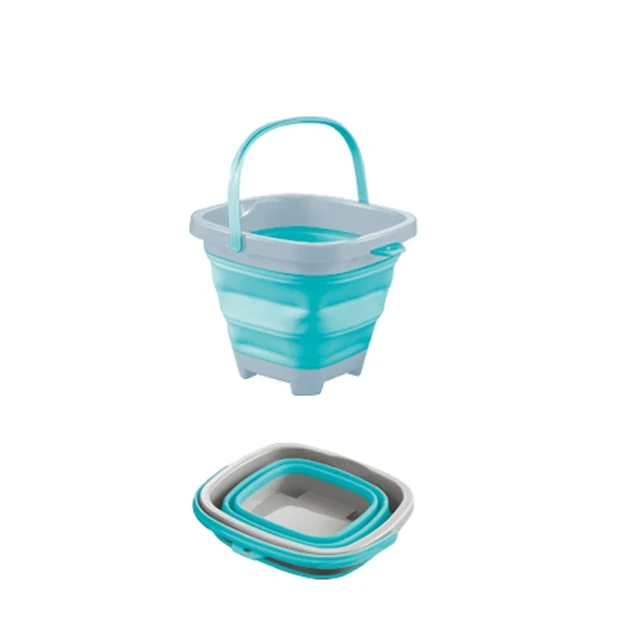 2L Square folding bucket Beach Toys Set Sand Toys for Kids