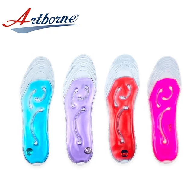 Reusable comfort instant click heating pack hot cold therapy thermal foot warmer insole massage heat pad feet warmer