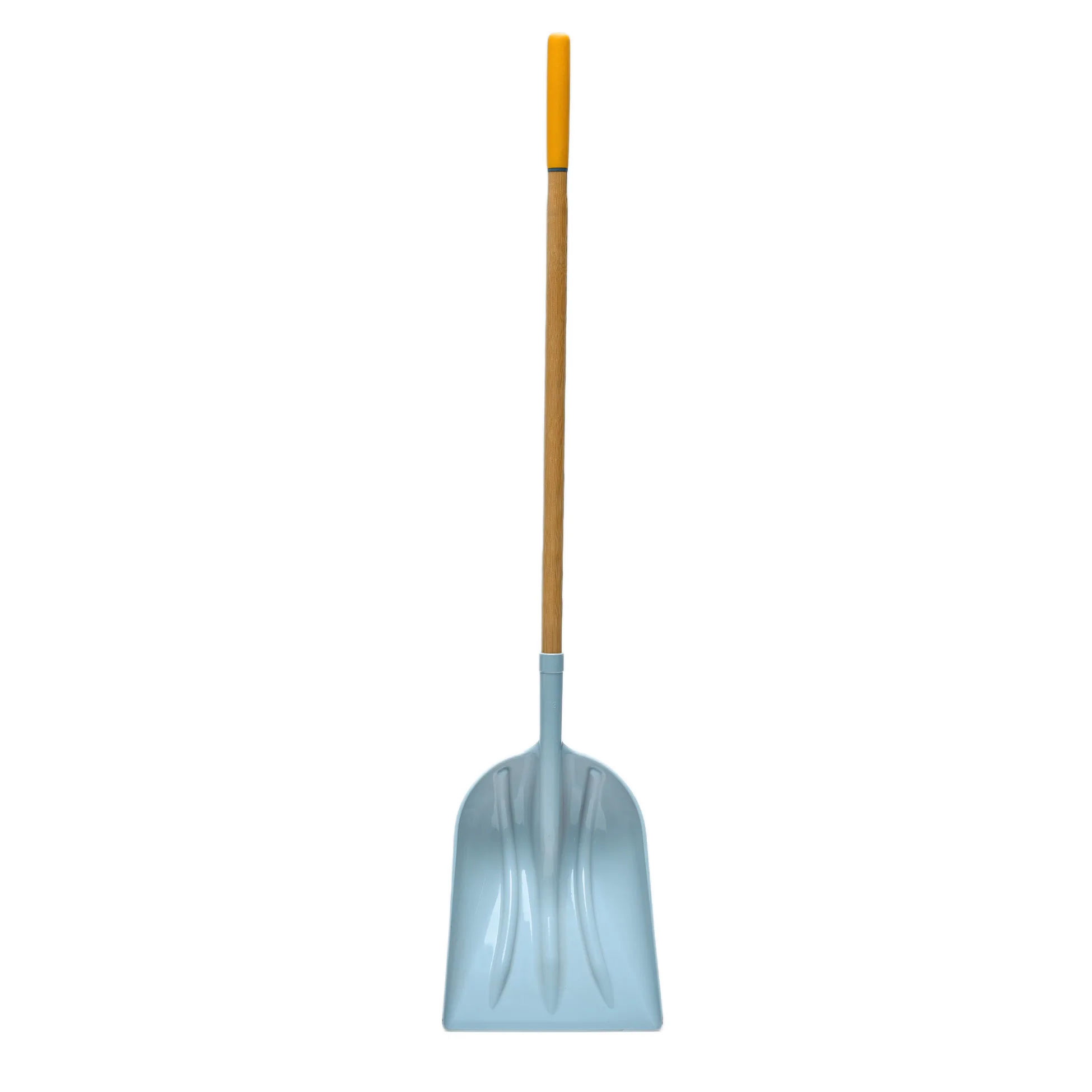Factory sale high-quality multifunction  tools PP material snow shovel outdoor shovel Plastic shovel with long wooden handle