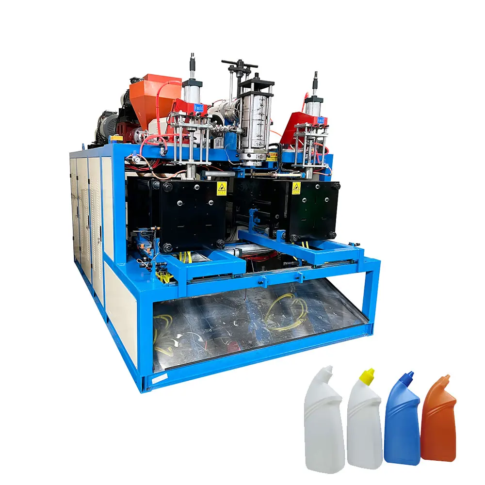 Wholesale Plastic PP HDPE Shampoo Bottle Lubricant Oil Barrel Extrusion Blow Molding Machine