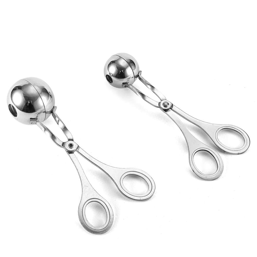 Meat Baller Maker New Product Ideas 2020 Kitchen Gadgets Creative Eco Friendly 304 Stainless Steel Fish Ball Clamp Meatball Clip
