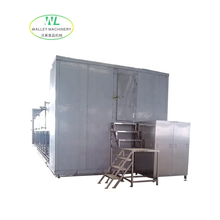 High Rate of Rebuy IQF (Individual Quick Freezer) blast / fast fluidized / spiral /  tunnel freezing machine for vegetable fruit