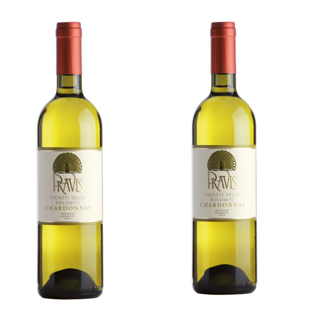 Подарочная упаковка высококачественное итальянское вино Chardonnay из доломита Pravis винничное IGT 750 мл напиток на спиртовой