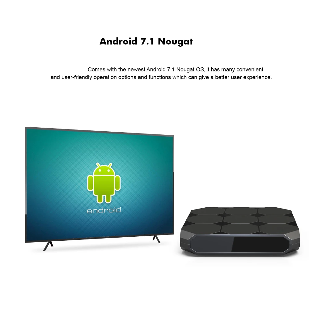  4K HD android tv box A95X горячая Распродажа Amlogic S905W четырехъядерный Android 7 1 2 Гб 16 сильный