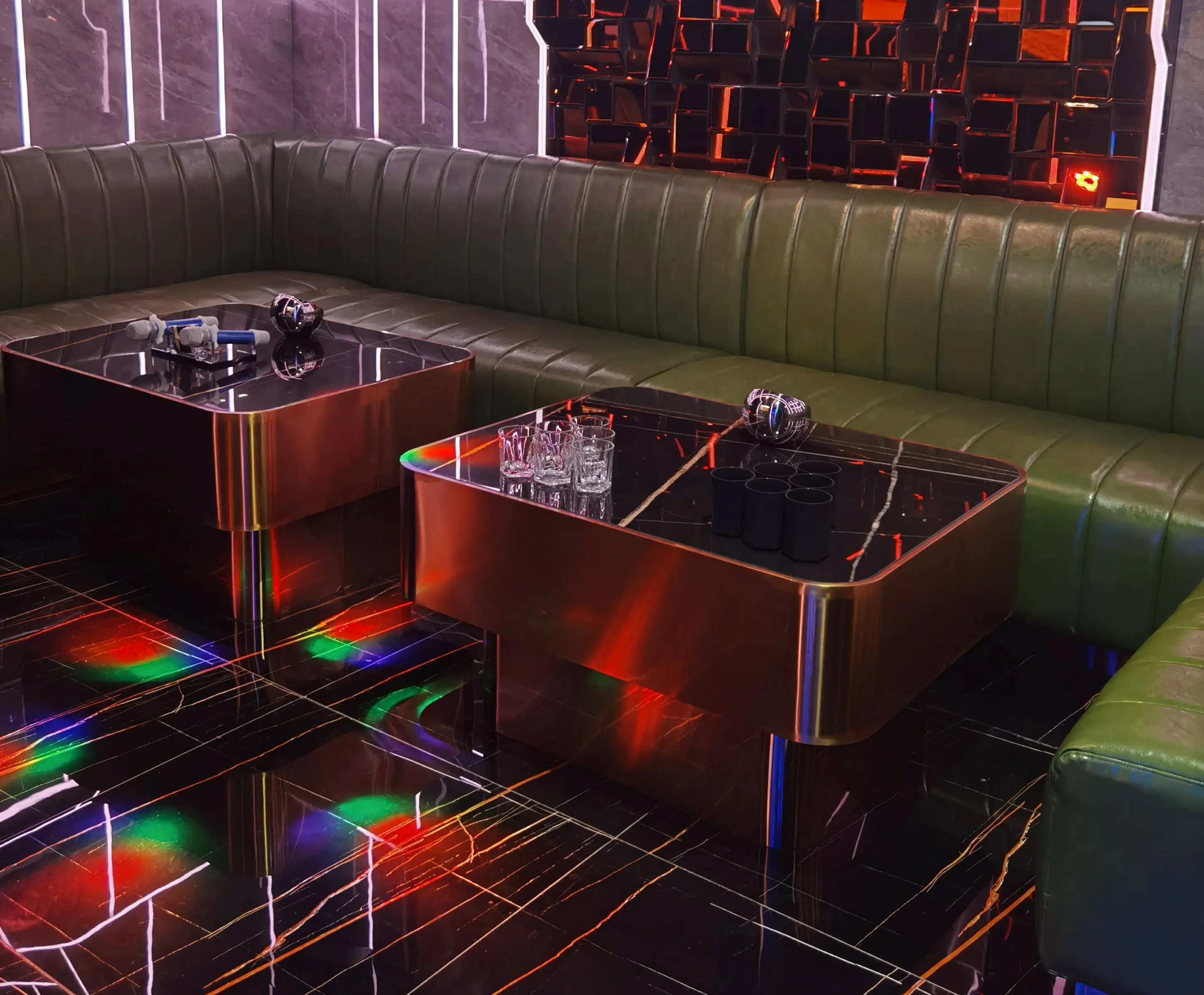 2024 New Hot Customized Decoration Interior Design  Nightclub Well-Textured Ktv Sofa