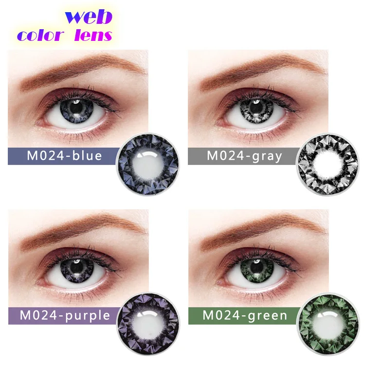 Контактные линзы crystal eyes, цветные контактные линзы big eye