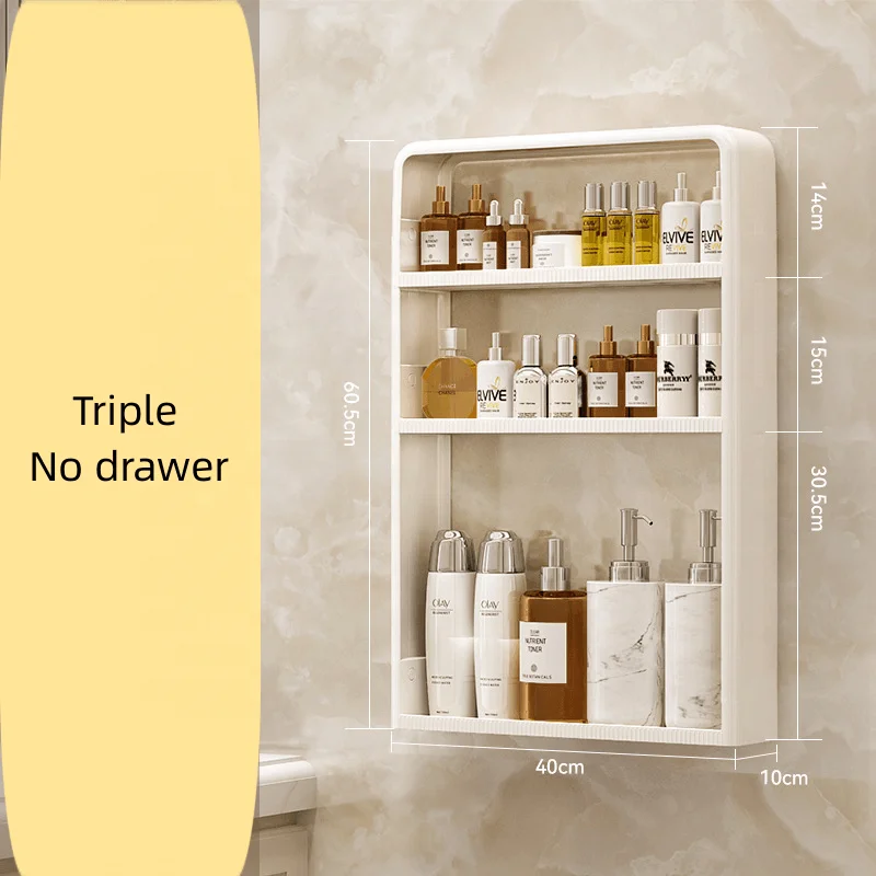 Multi Shelf Bathroom Storage Racks Drawer Organizer Liquid Soap Skin Care Shampoo Bathroom Racks Towel Racks